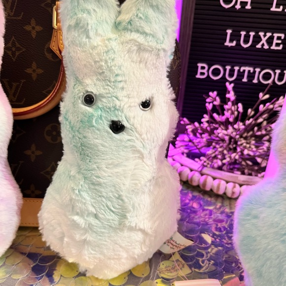 💗Minky fabric bunny rabbit plush decor💗 - Picture 4 of 5